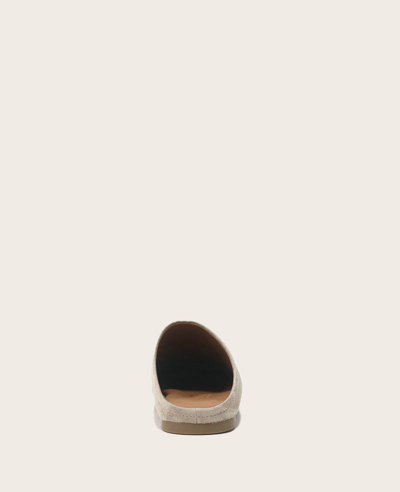 Shop Gentle Souls Wanda Suede Mule Flat | Kenneth Cole | Kenneth Cole MUSHROOM SUEDE