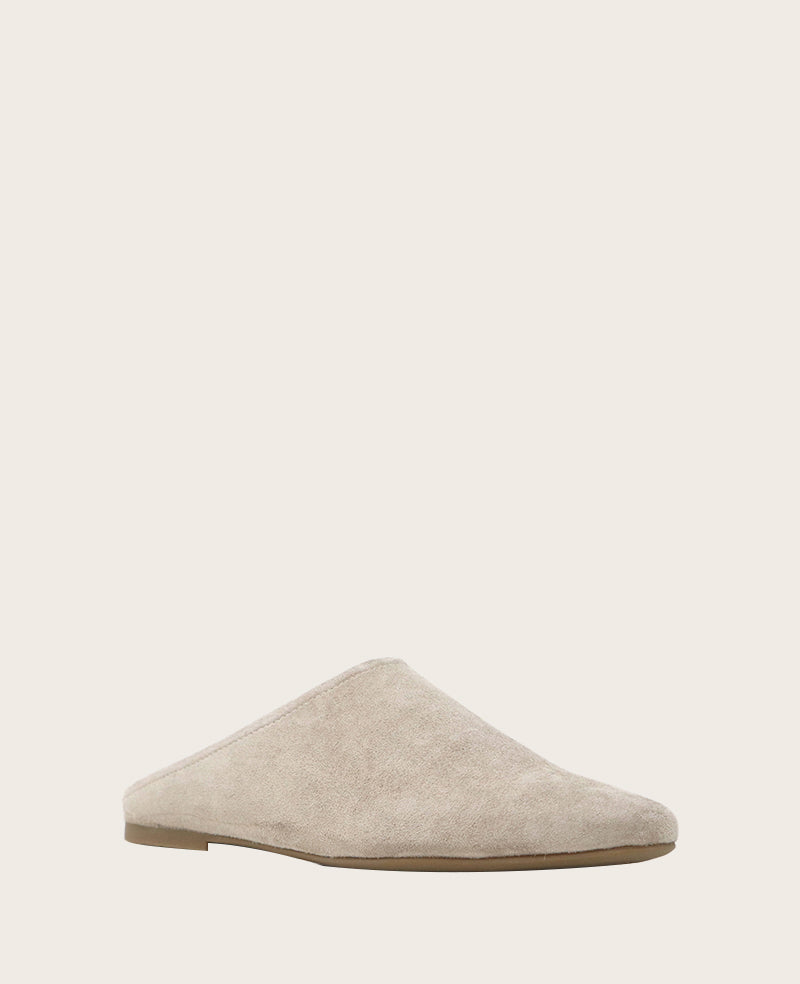 Shop Gentle Souls Wanda Suede Mule Flat | Kenneth Cole | Kenneth Cole MUSHROOM SUEDE