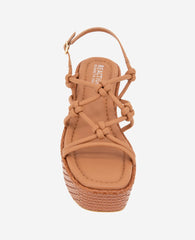 Essa Rust Woven Platform Sandal | Kenneth Cole Reaction | Kenneth Cole RUST