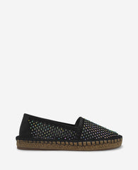 REACTION - Bonne Crystal Mesh Espadrille | Kenneth Cole BLACK CRYSTAL MESH