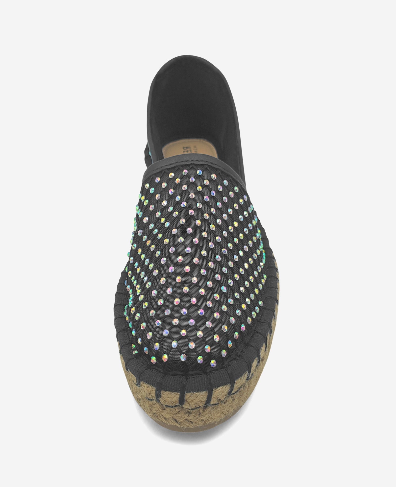 REACTION - Bonne Crystal Mesh Espadrille | Kenneth Cole BLACK CRYSTAL MESH