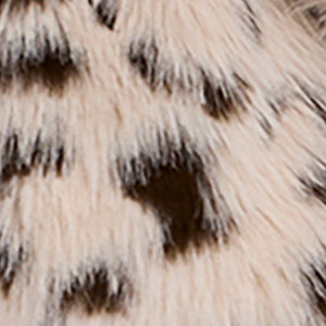Faux Fur Cropped Coat Natural/Brown Multi | Kenneth Cole | Kenneth Cole NATURAL/BROWN MULTI