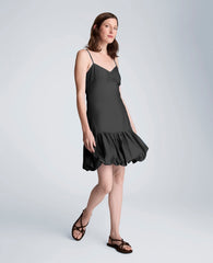 Buy Women's Sweetheart Bubble Flounce Mini Dress, Black | Kenneth Cole BLACK