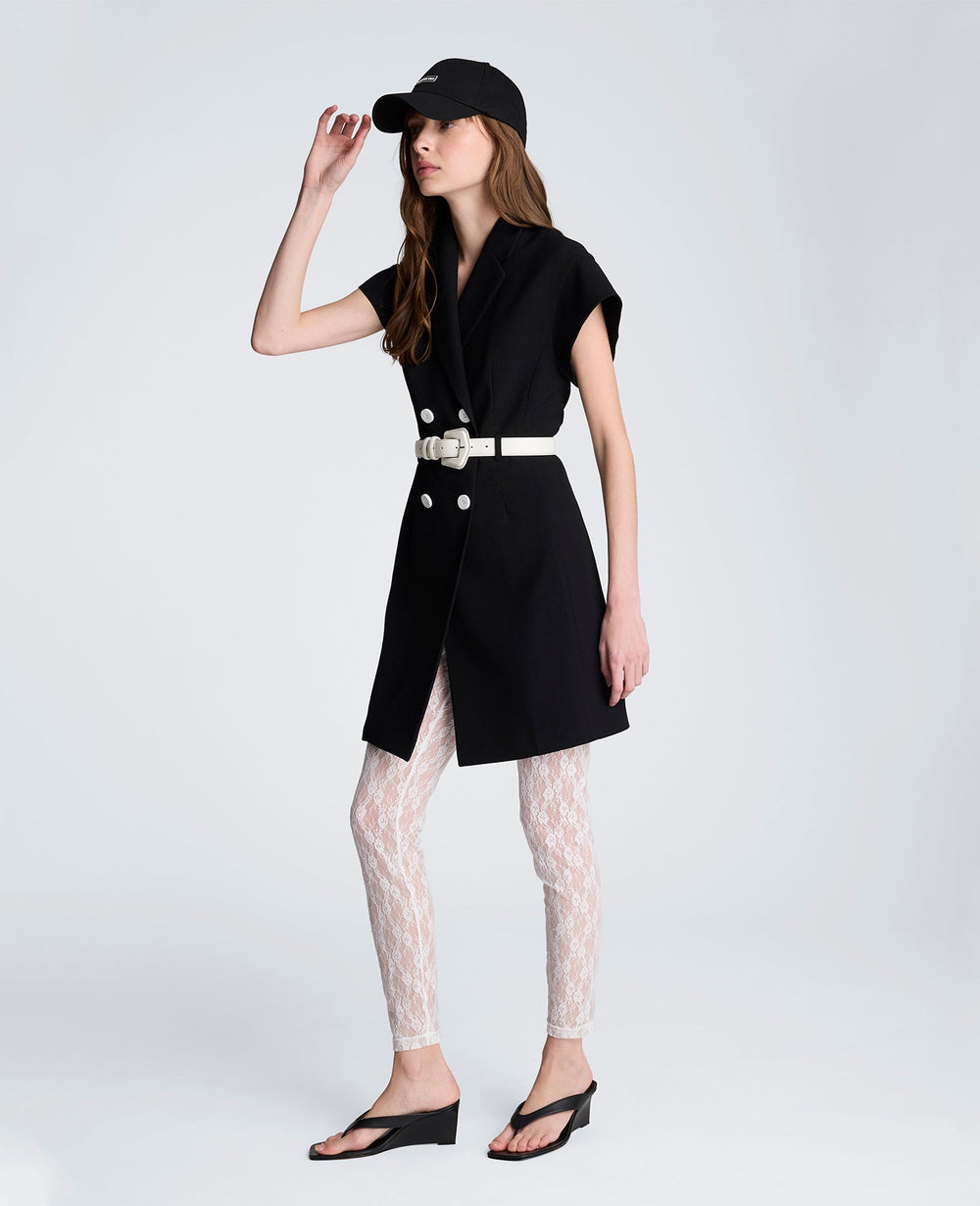 Mini Trench Jacket Dress – Natural White/Black | Kenneth Cole | Kenneth Cole BLACK/NATURAL WHITE