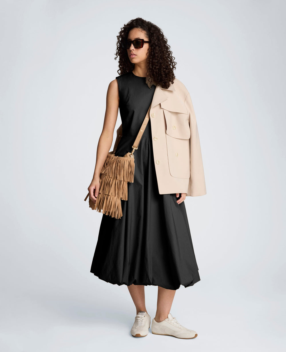 Bubble Hem Midi Dress | Kenneth Cole BLACK