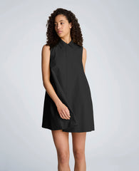 Shop Cotton Poplin Trapeze Mini Dress – Black | Kenneth Cole | Kenneth Cole BLACK