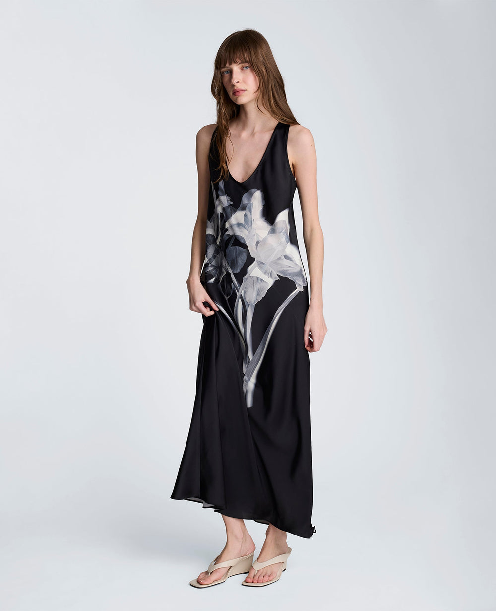 Long Slip Dress | Kenneth Cole BLACK MULTI