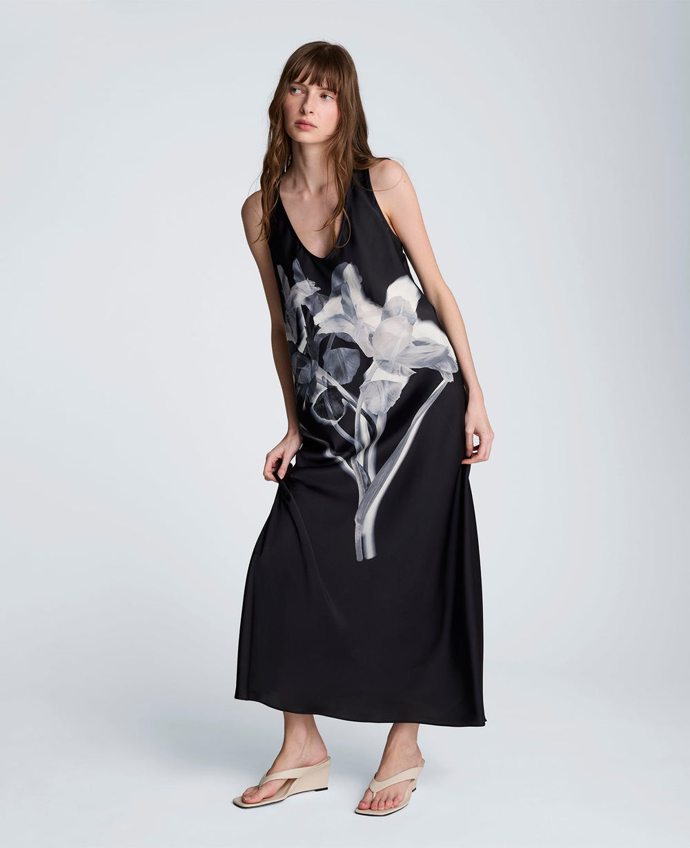 Long Slip Dress | Kenneth Cole BLACK MULTI