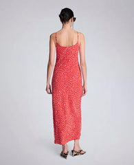 Polka Dot Satin Cowl Neck Slip Dress | Kenneth Cole LIGHTHOUSE COMBO