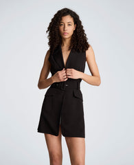 Notched Lapel Utility Dress | Kenneth Cole BLACK