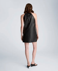 Buy Women's Gathered Halter Neck Mini Dress – Black | KC | Kenneth Cole BLACK