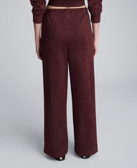 Faux Suede Pull On Wide Leg Pant | Kenneth Cole SUGAR BEET