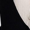 Ribbed Halter Button Front Sweater | Kenneth Cole BLACK/OYSTER
