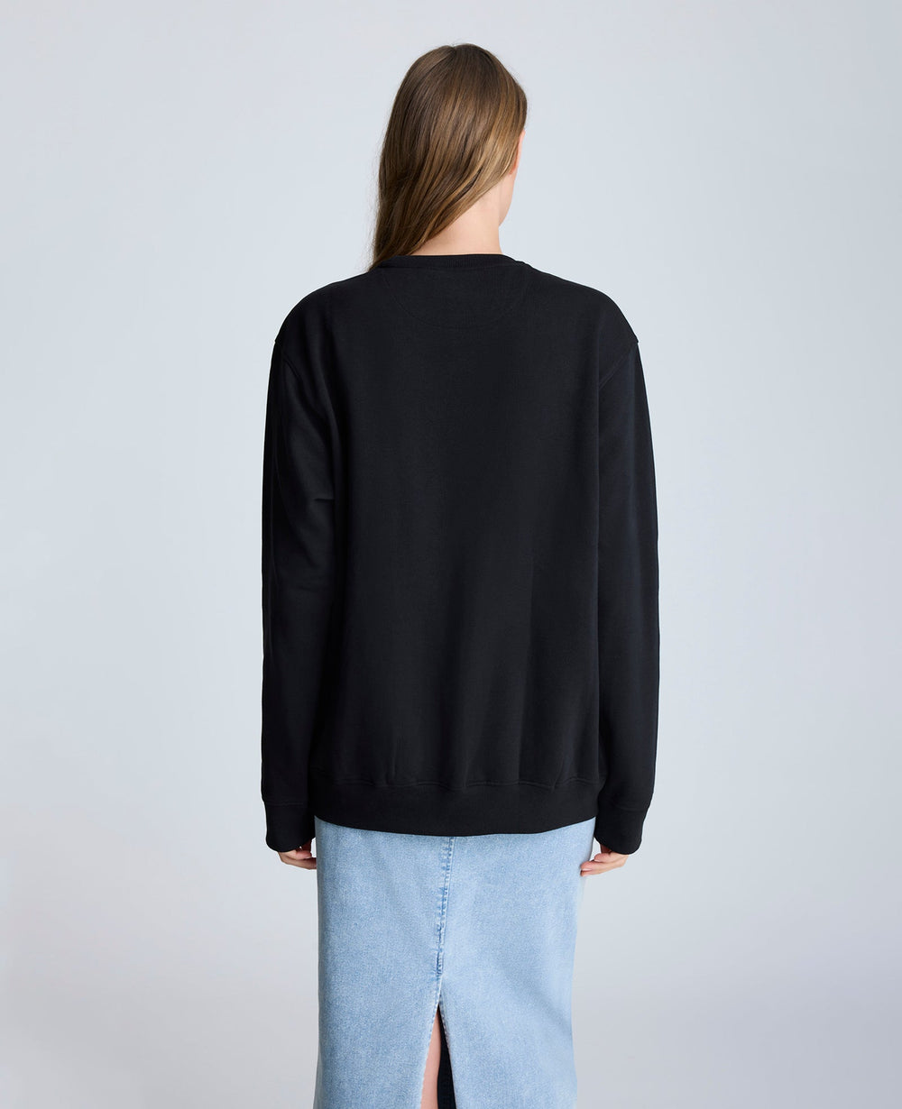 Shop Kenneth Cole Black Logo Sweatshirt | Exclusive Pullover | Kenneth Cole BLACK
