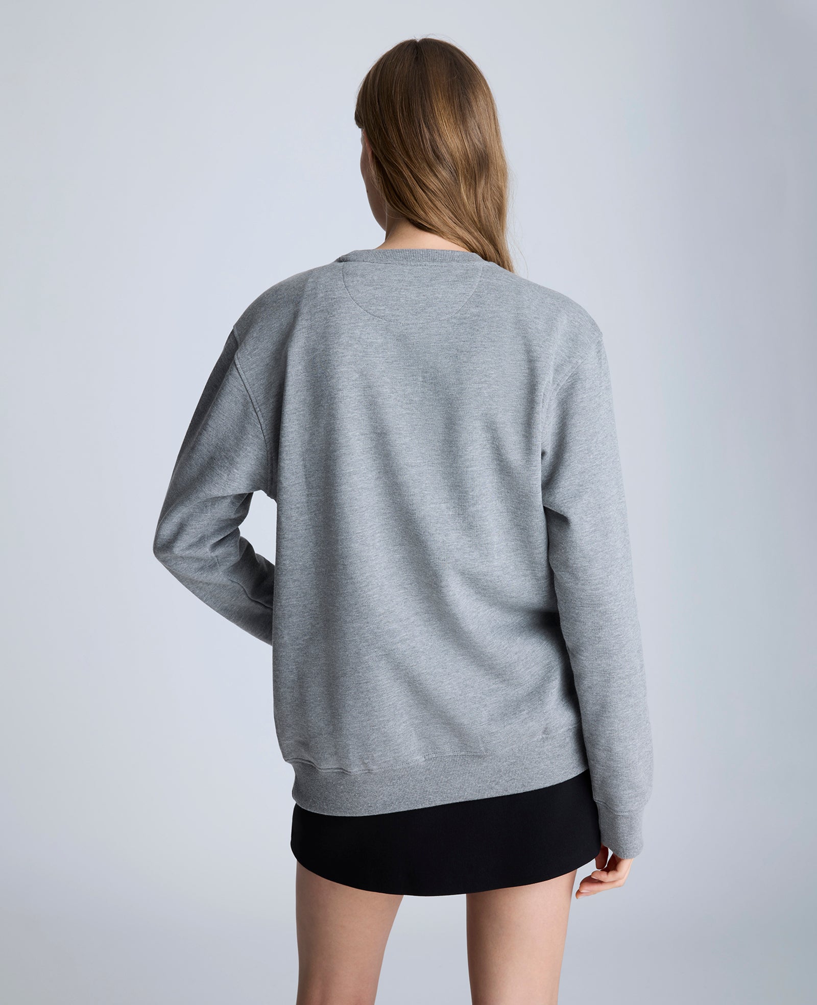 Embroidered Logo Sweatshirt, Unisex Charcoal | Kenneth Cole | Kenneth Cole CHAR-COLE HEATHER