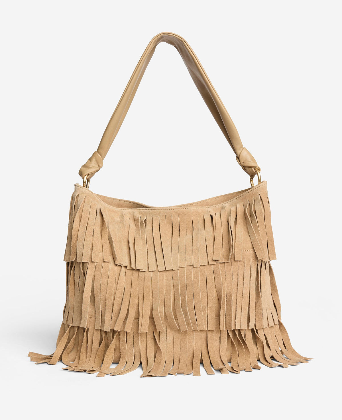 Fringe Slouch Hobo Bag | Kenneth Cole NATURAL
