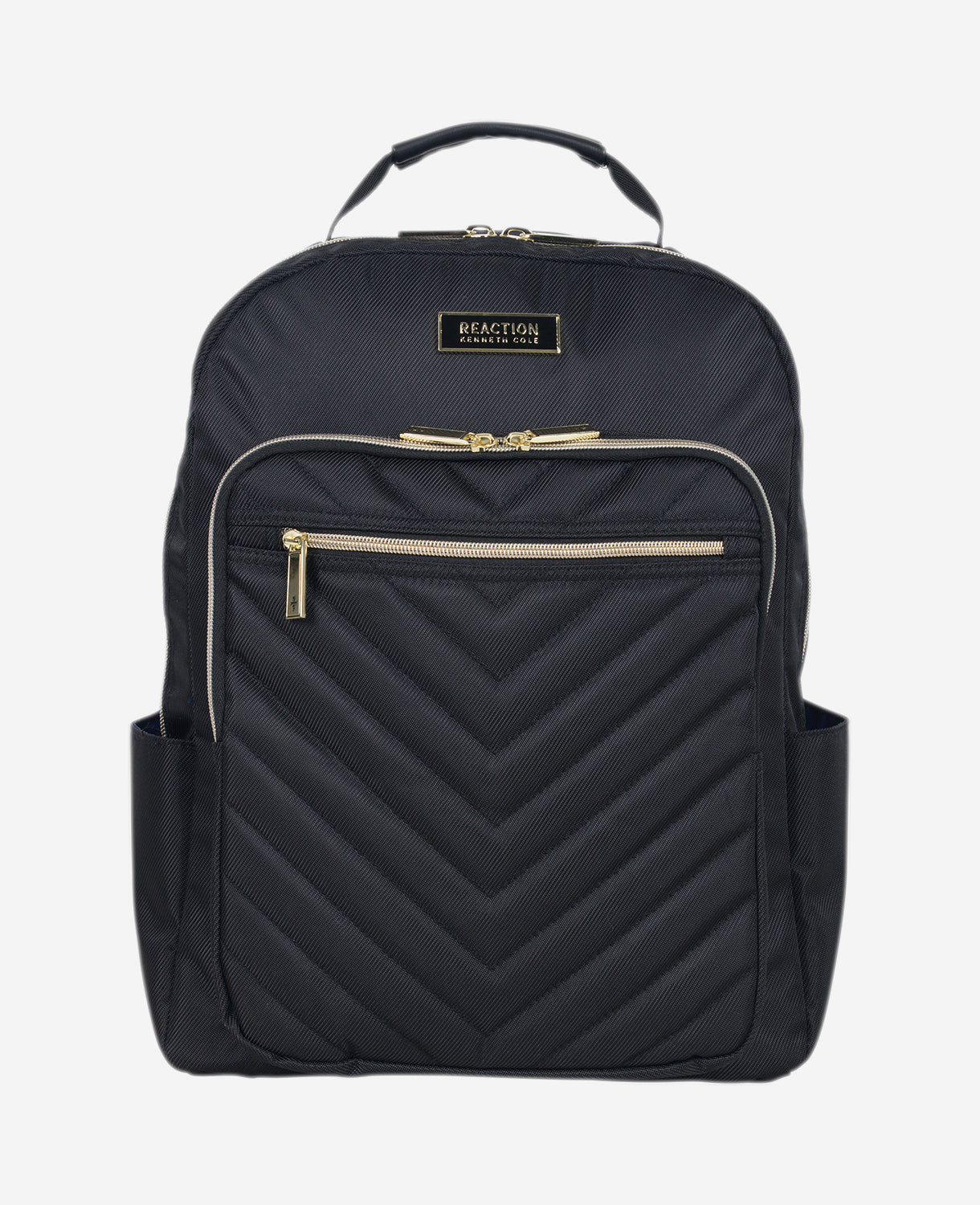 Shop Quilted 15.6" Laptop Backpack – Chelsea Chevron, Black | KC | Kenneth Cole BLACK
