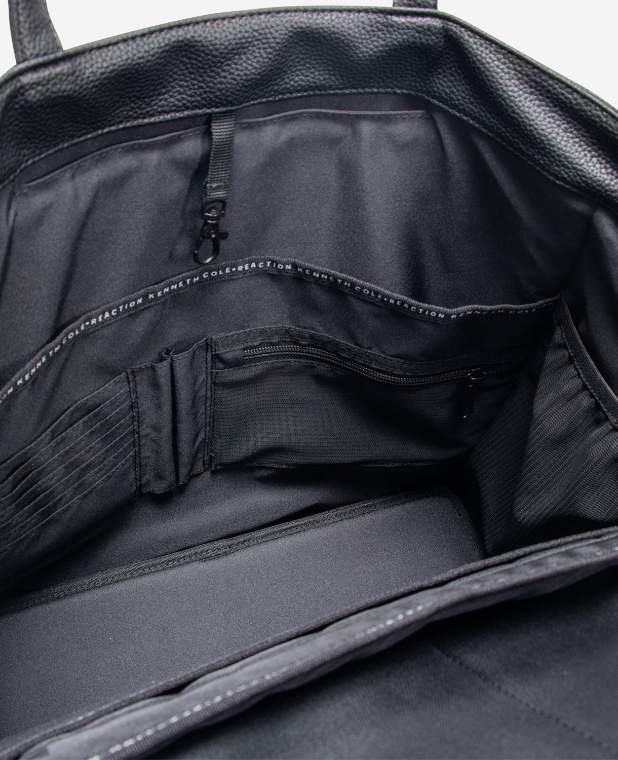 Shop Marley Tote Bag with Removable Laptop Sleeve, Black | KC | Kenneth Cole BLACK