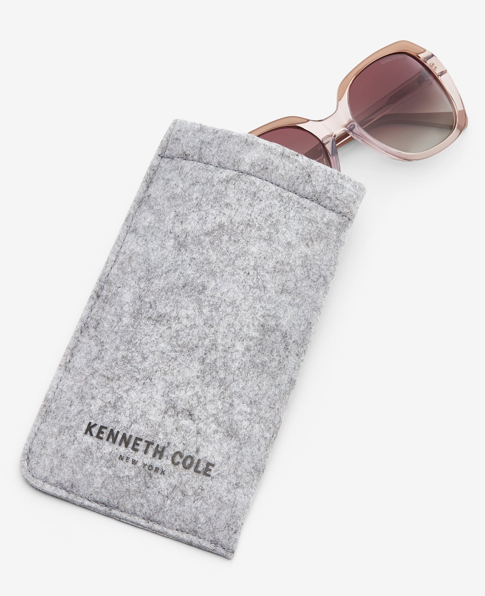 Round Acetate Sunglasses – Pink Polarized | Kenneth Cole | Kenneth Cole PINK