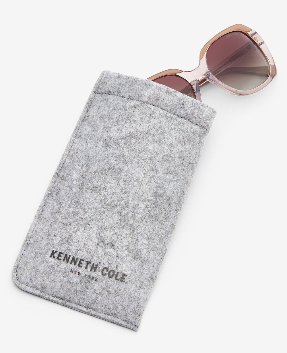 Round Acetate Sunglasses – Pink Polarized | Kenneth Cole | Kenneth Cole PINK