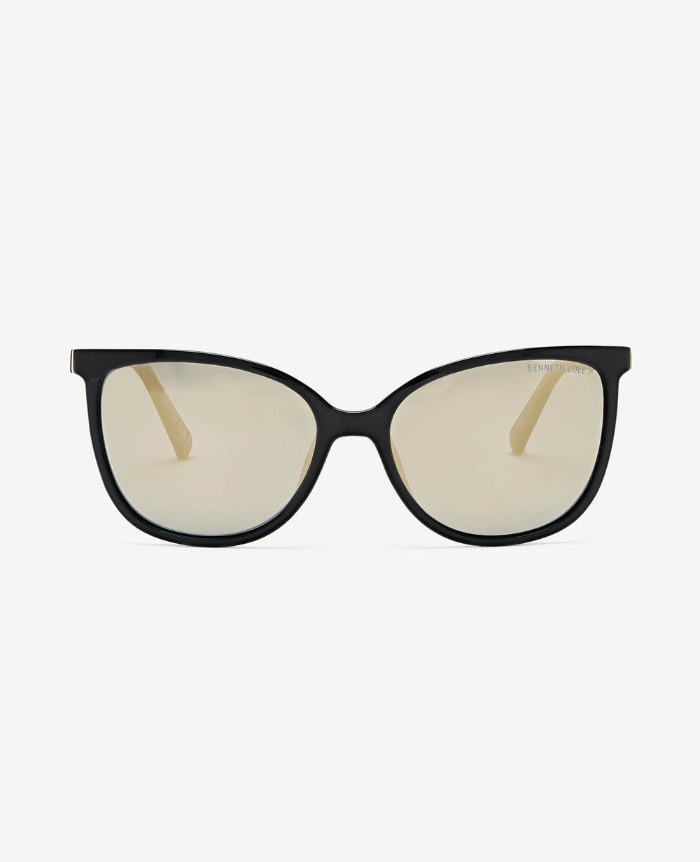 Square Ultem Sunglasses – Black Polarized | Kenneth Cole | Kenneth Cole BLACK