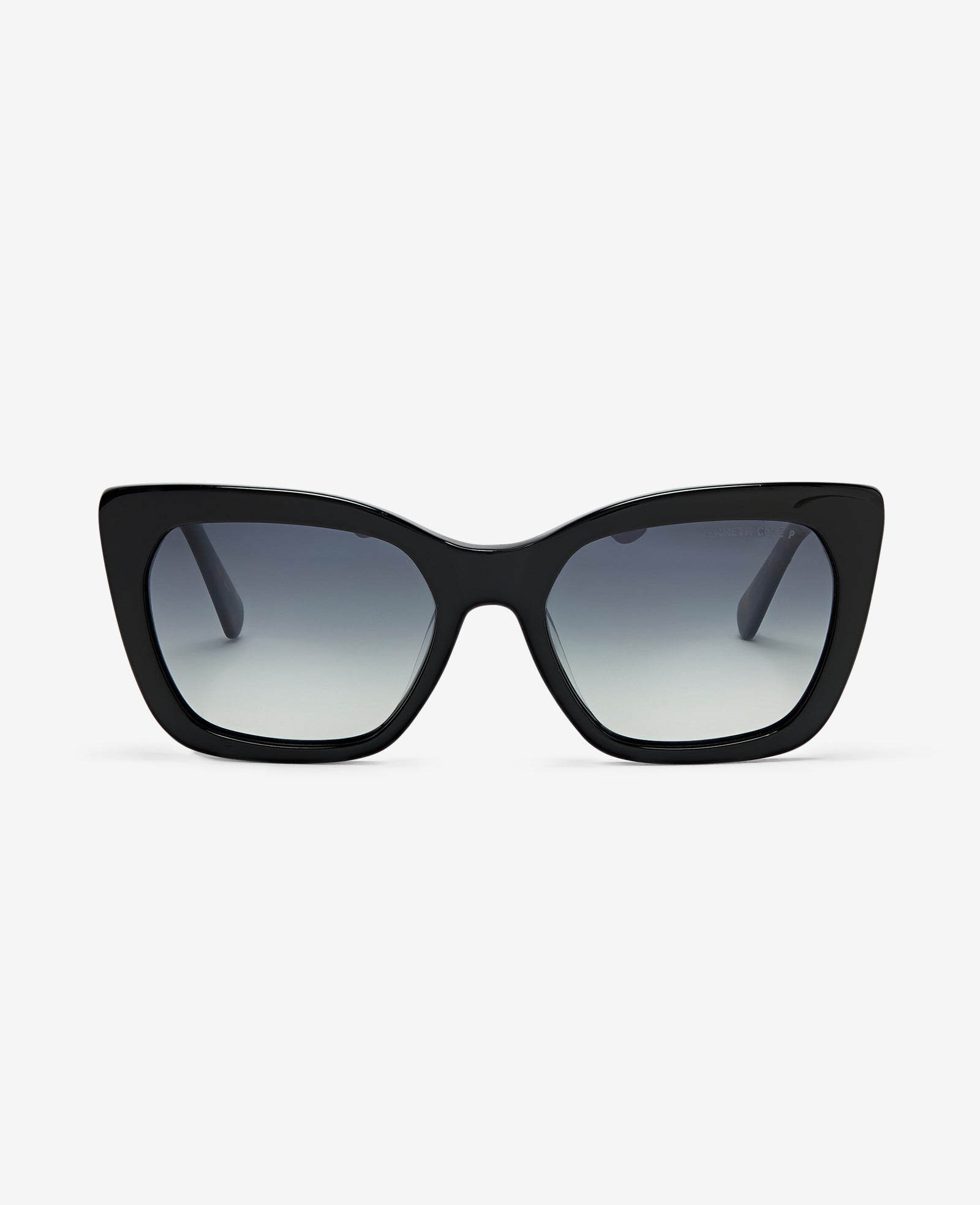 Shop Cat Eye Acetate Sunglasses | Black Polarized KC Shades | Kenneth Cole BLACK