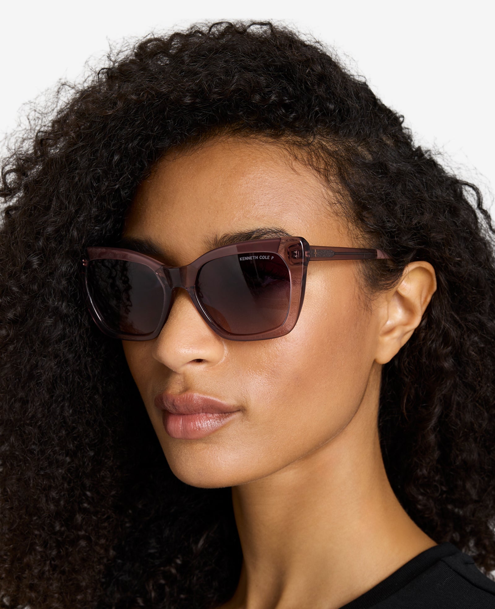 Shop Cat-Eye Acetate Sunglasses—Polarized | Kenneth Cole | Kenneth Cole VIOLET