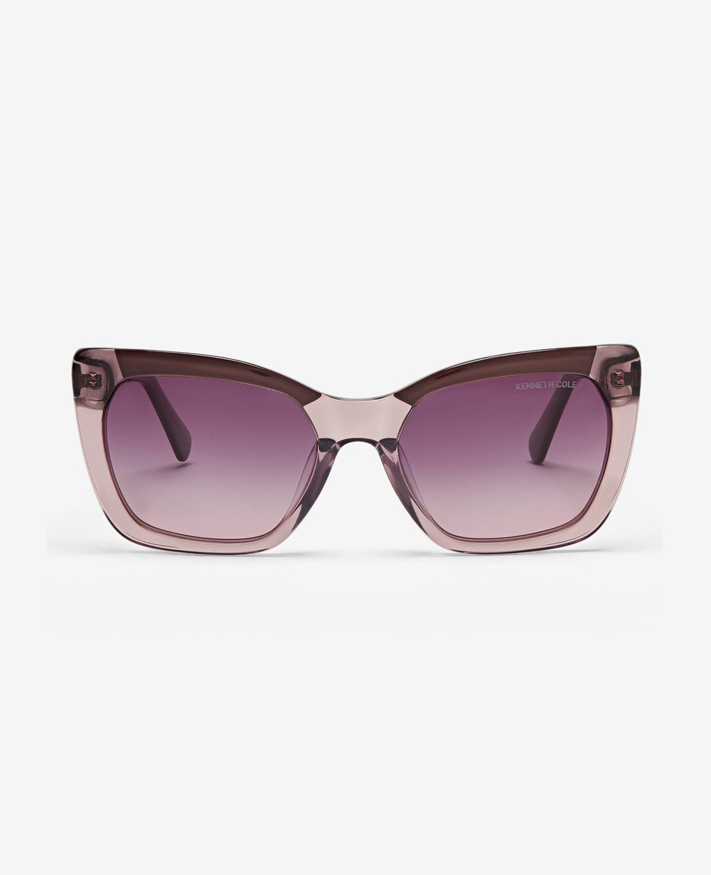 Shop Cat-Eye Acetate Sunglasses—Polarized | Kenneth Cole | Kenneth Cole VIOLET