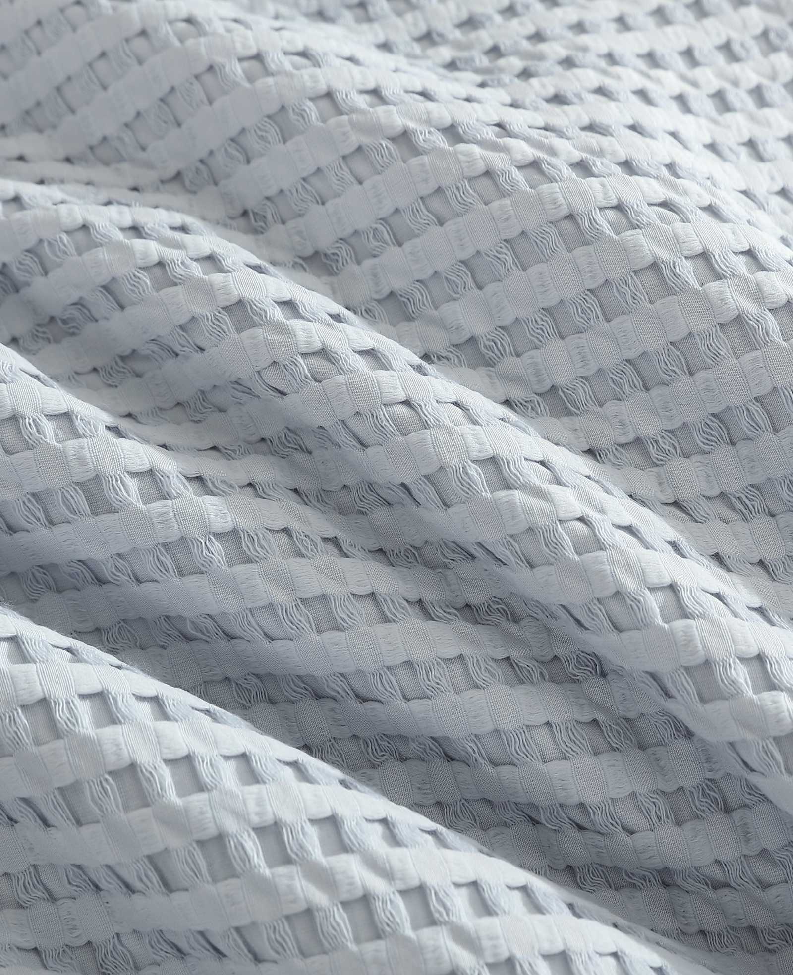 Solid Waffle Comforter Set | Kenneth Cole BLUE