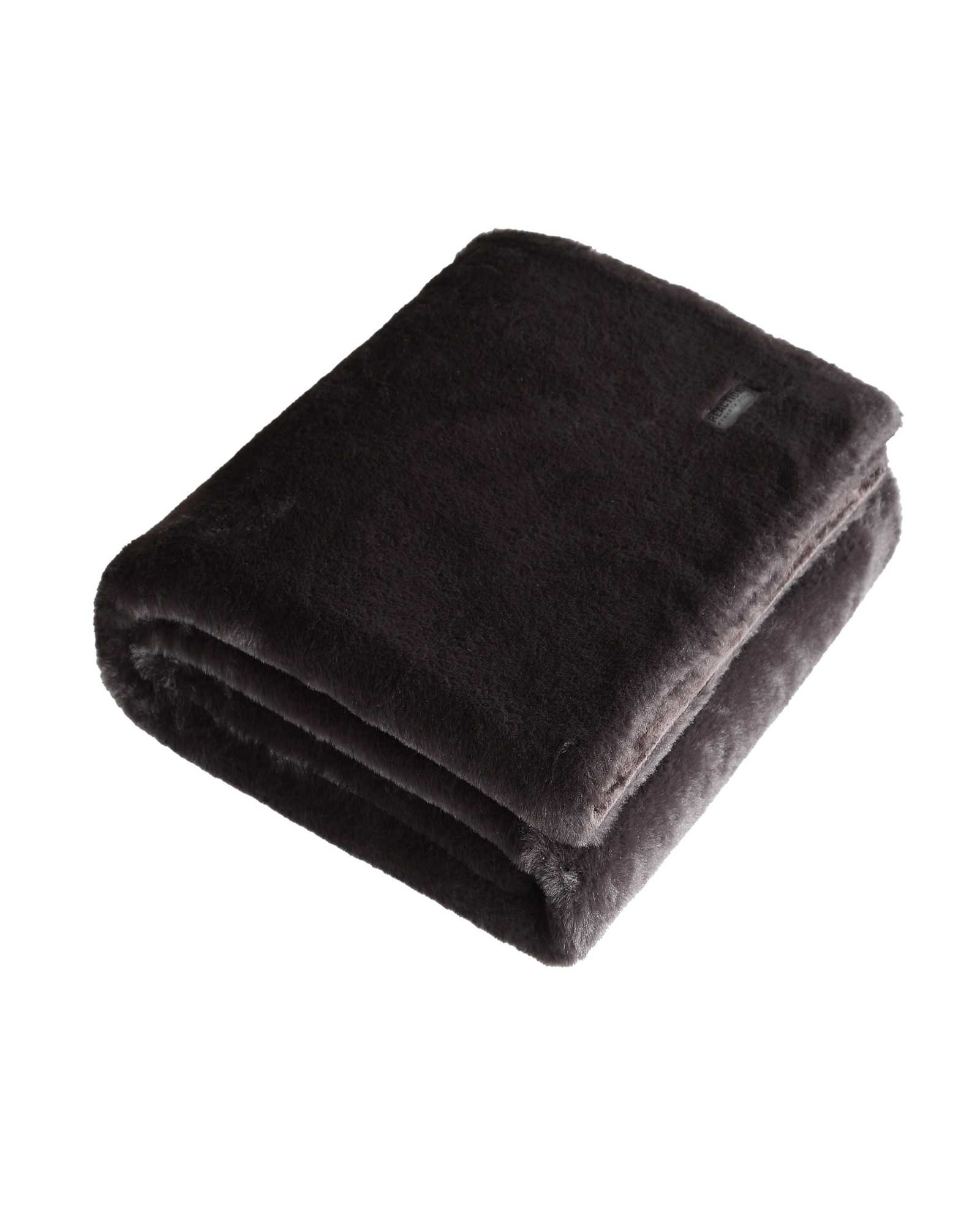 Faux Fur Solid Throw Blanket | Kenneth Cole BROWN