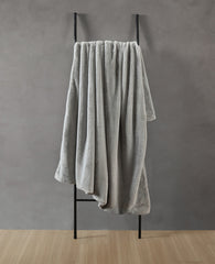 Faux Fur Solid Throw Blanket | Kenneth Cole GREY