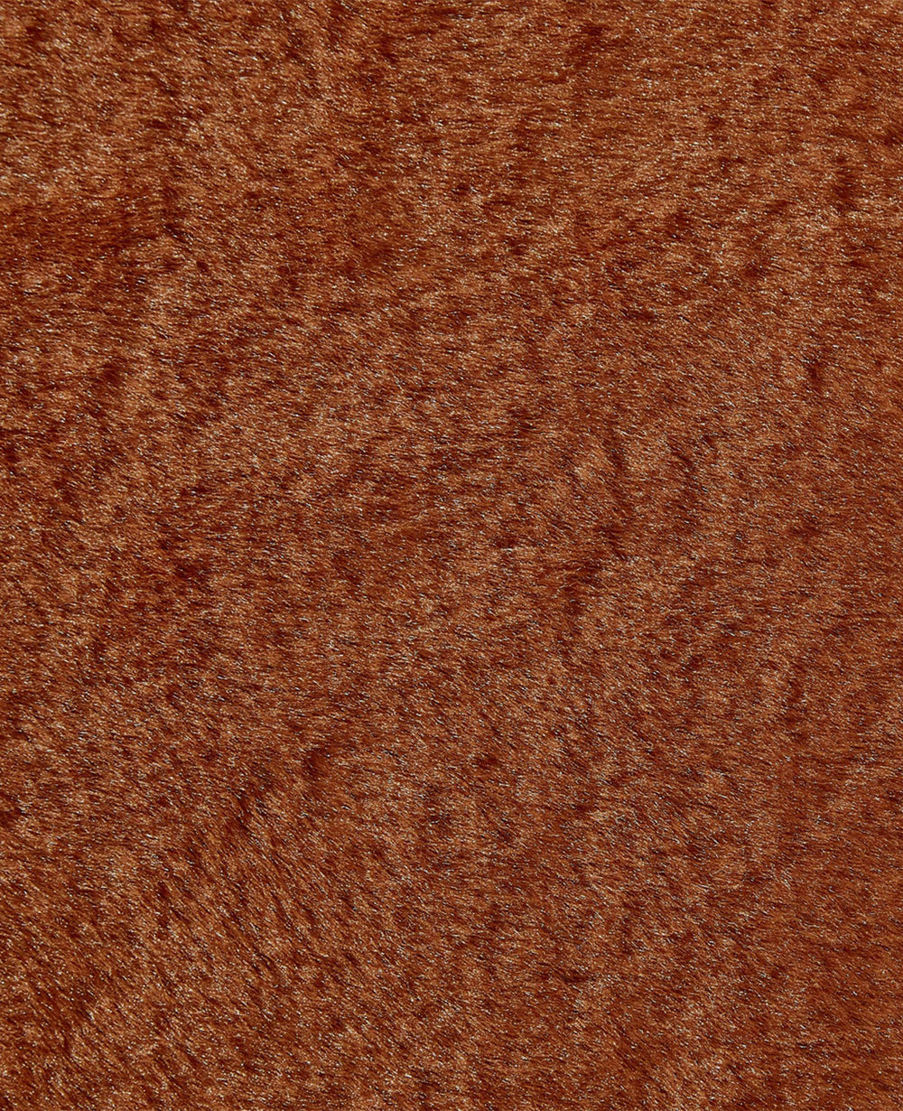 Faux Fur Solid Throw Blanket | Kenneth Cole ORANGE