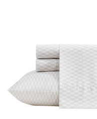 Wavy Checker Sheet Set | Kenneth Cole GREY