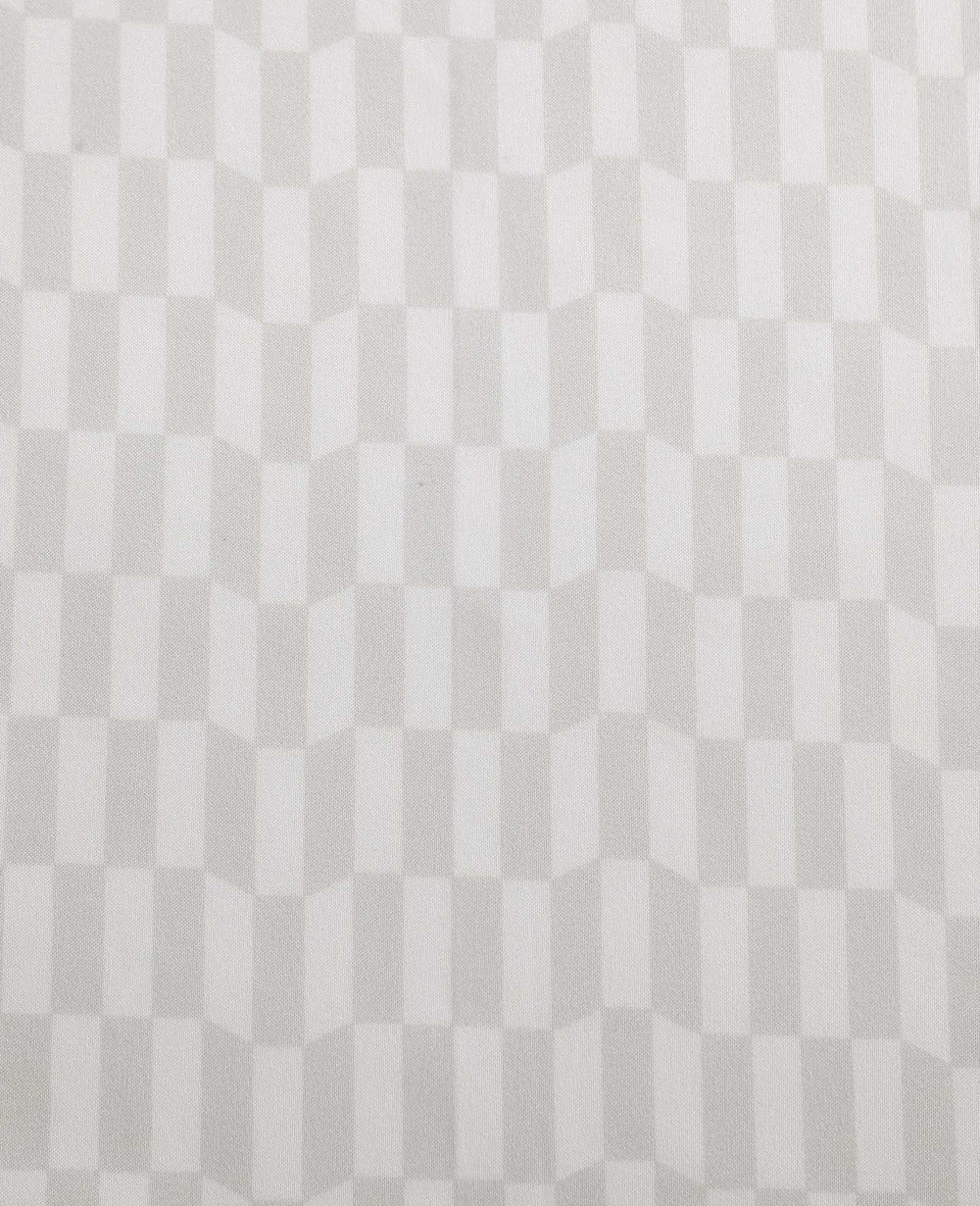 Wavy Checker Sheet Set | Kenneth Cole GREY