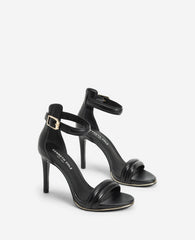 Brooke Black Heeled Sandal – Ankle Strap & Stiletto | KC | Kenneth Cole BLACK