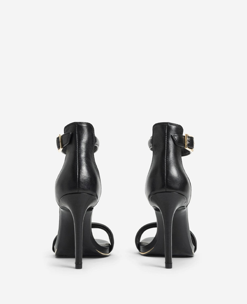 Brooke Black Heeled Sandal – Ankle Strap & Stiletto | KC | Kenneth Cole BLACK