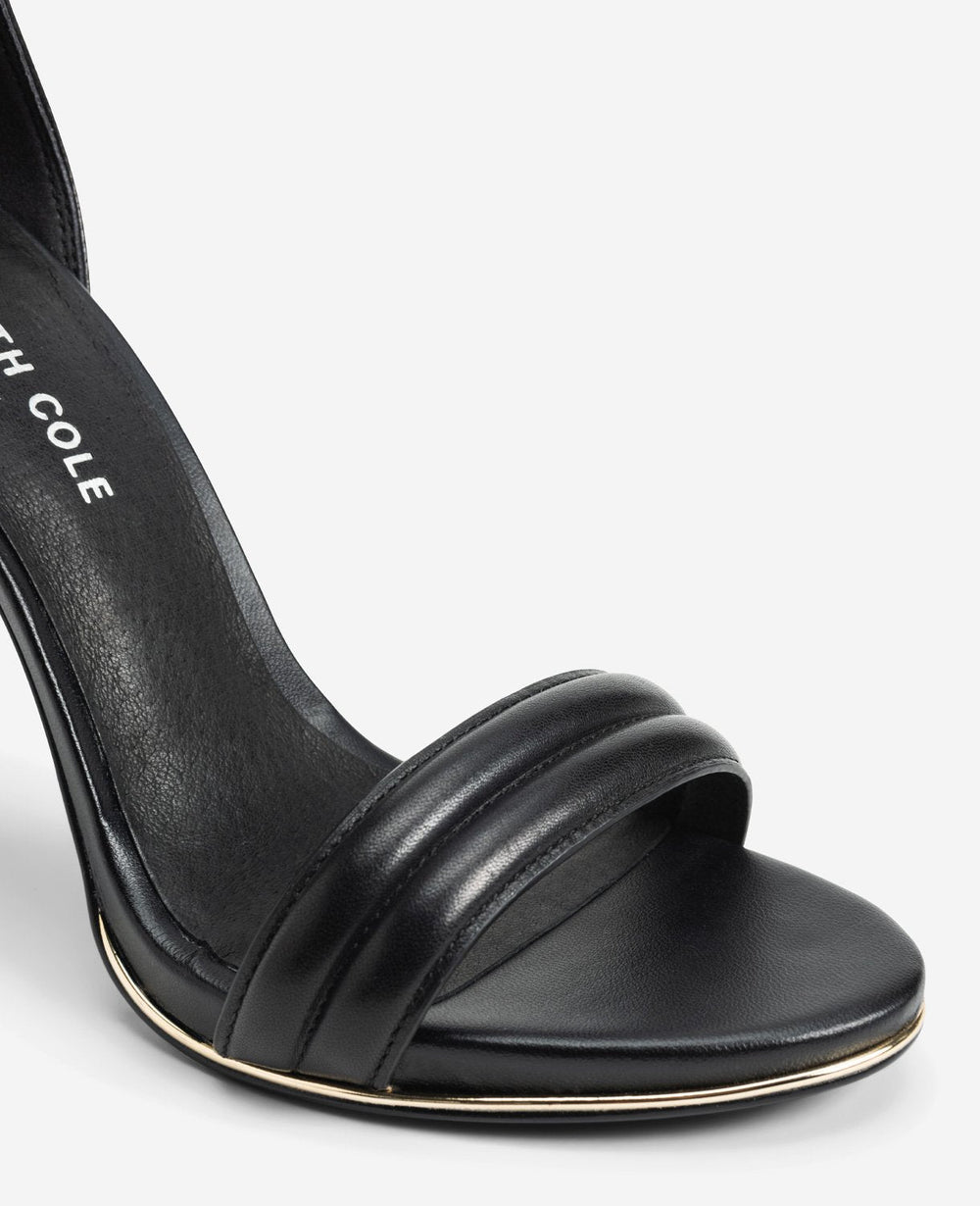 Brooke Black Heeled Sandal – Ankle Strap & Stiletto | KC | Kenneth Cole BLACK