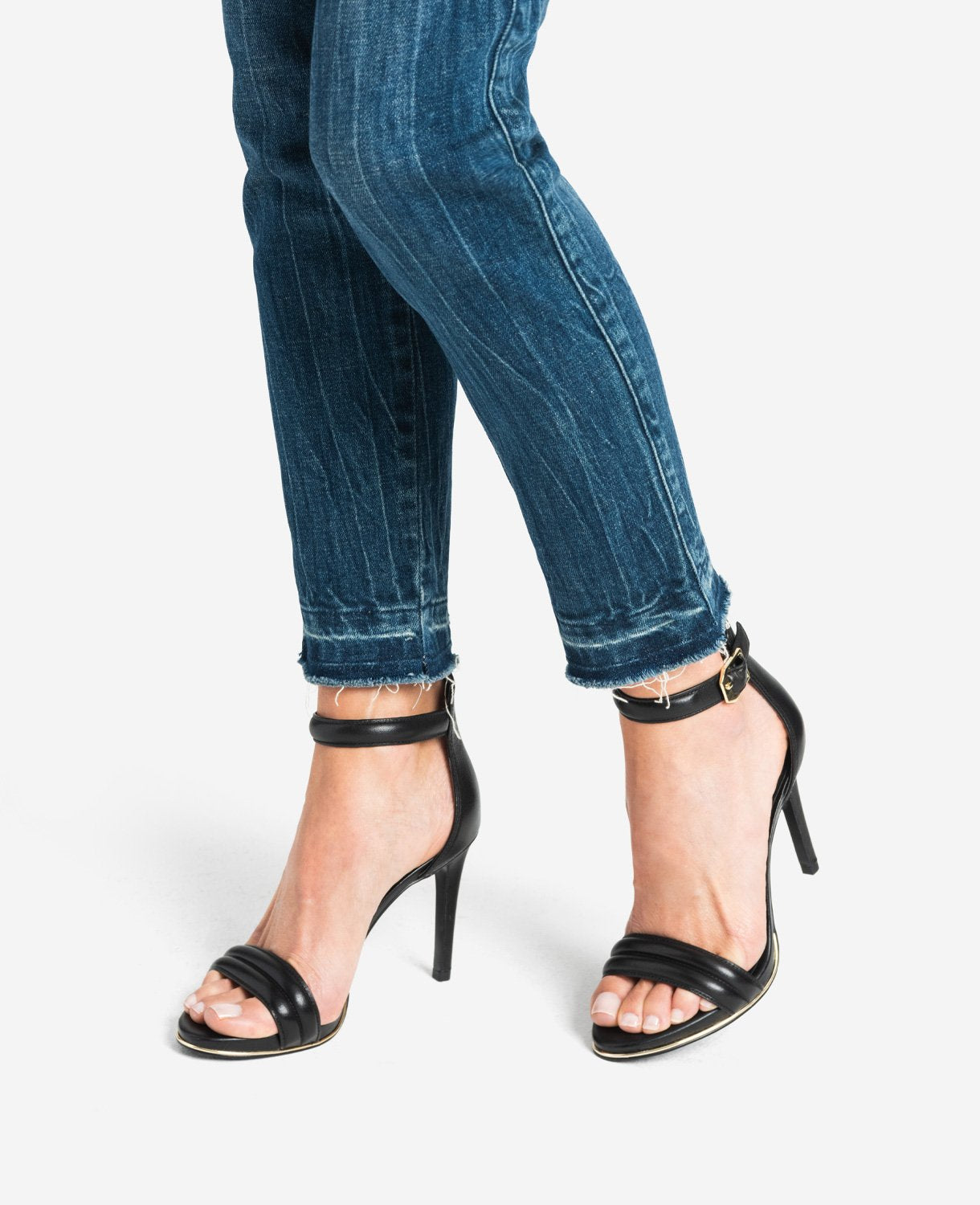 Brooke Black Heeled Sandal – Ankle Strap & Stiletto | KC | Kenneth Cole BLACK