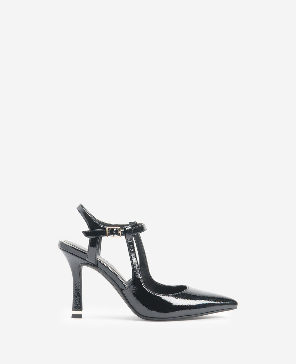 Romi Patent Slingback Heel with Memory Foam Insole | KC | Kenneth Cole BLACK