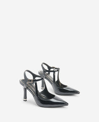 Romi Patent Slingback Heel with Memory Foam Insole | KC | Kenneth Cole BLACK