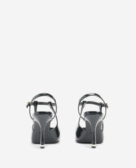 Romi Patent Slingback Heel with Memory Foam Insole | KC | Kenneth Cole BLACK