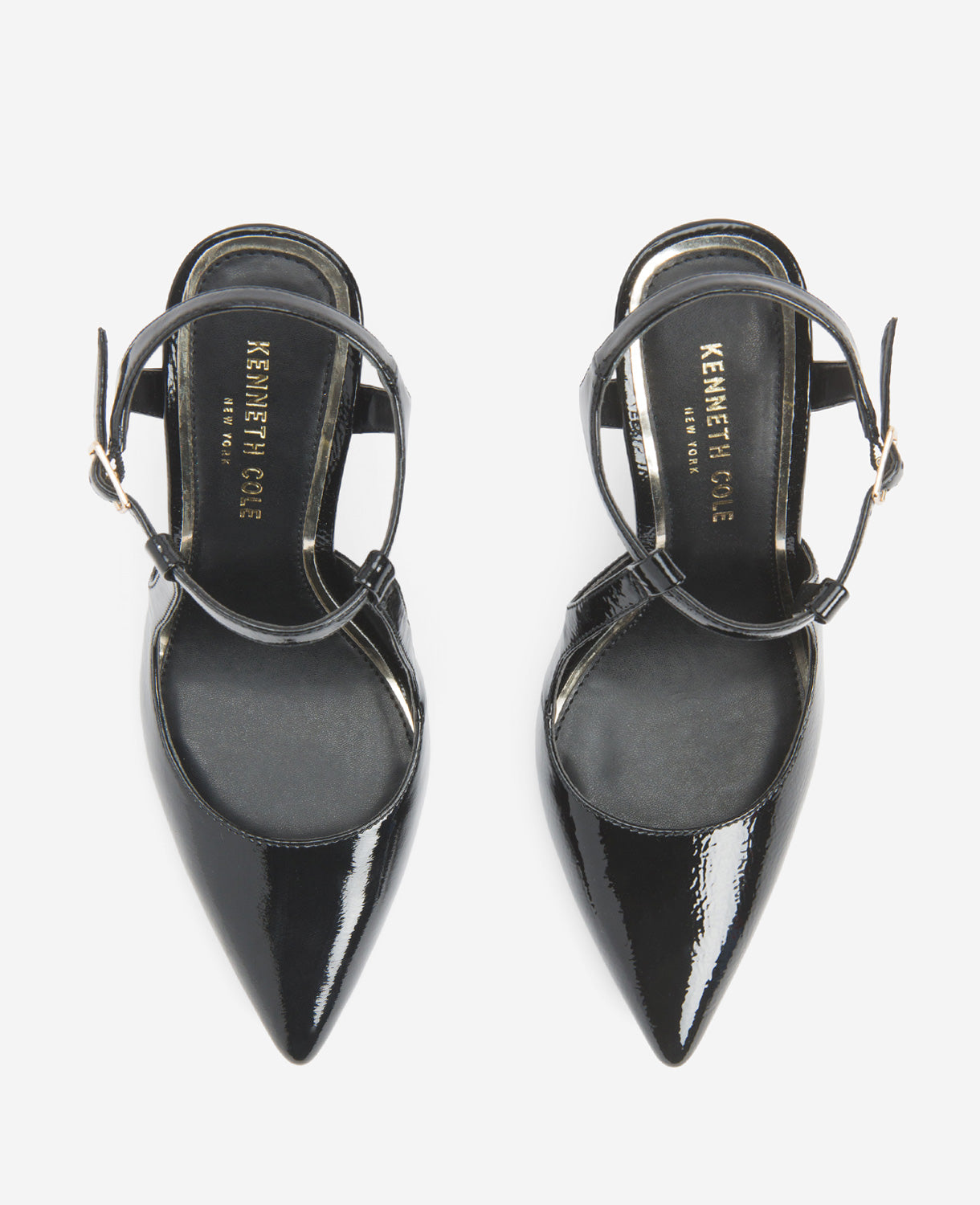 Romi Patent Slingback Heel with Memory Foam Insole | KC | Kenneth Cole BLACK