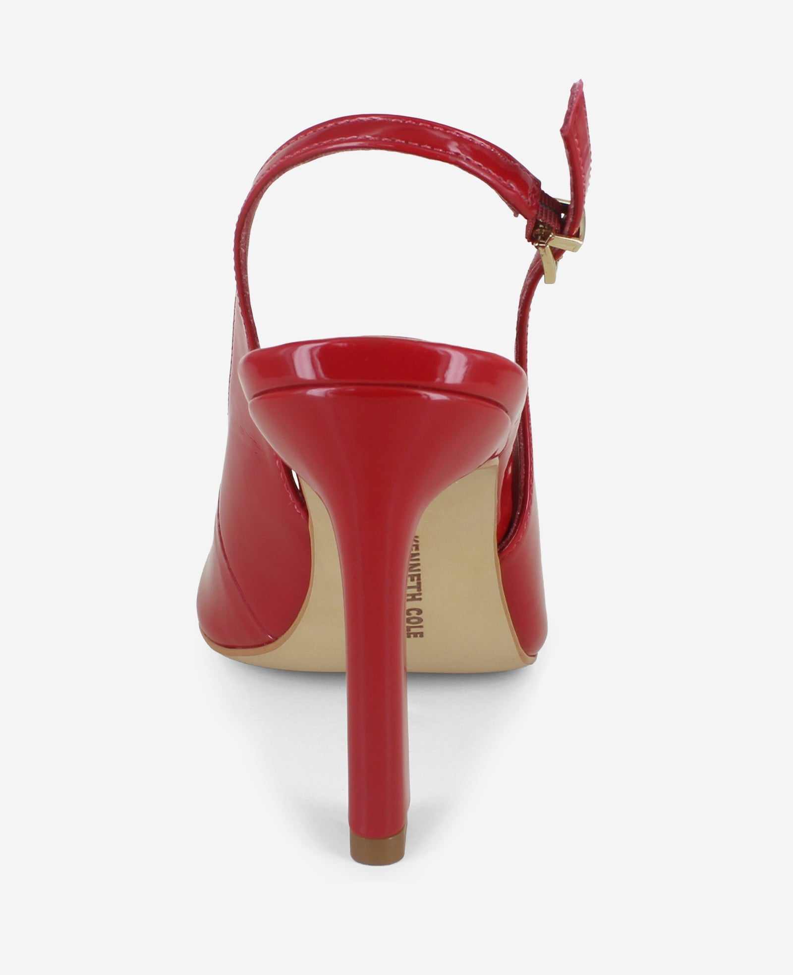 Priya Patent Peep-Toe Slingback Heel | Kenneth Cole RED PATENT