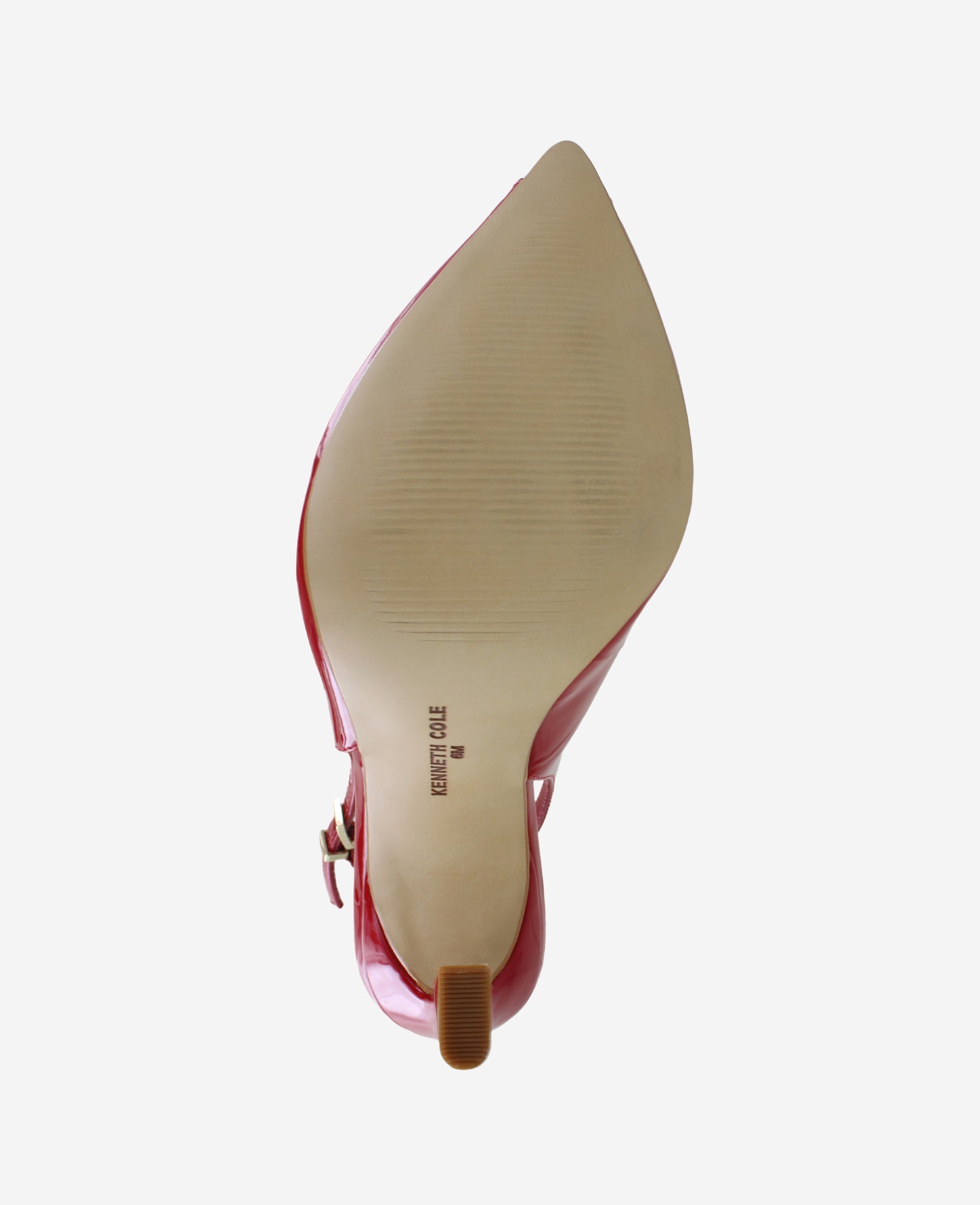 Priya Patent Peep-Toe Slingback Heel | Kenneth Cole RED PATENT