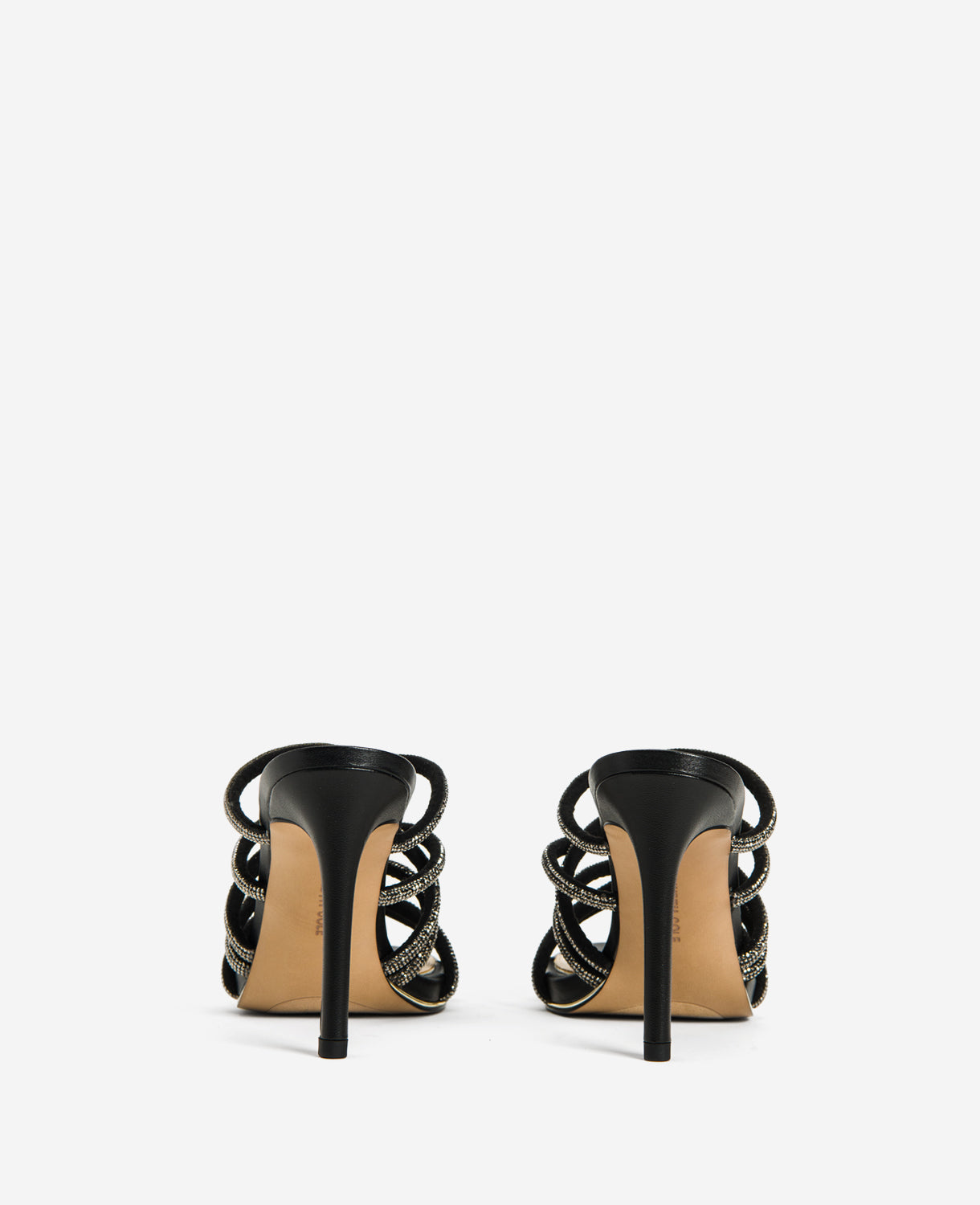 Brooke 95 Hematite Jeweled Heel – Twisted Strap | KC | Kenneth Cole HEMATITE