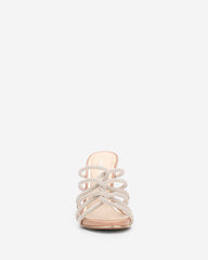 Brooke 95 Silver Jeweled Heel – Twisted Strap | Kenneth Cole | Kenneth Cole SILVER