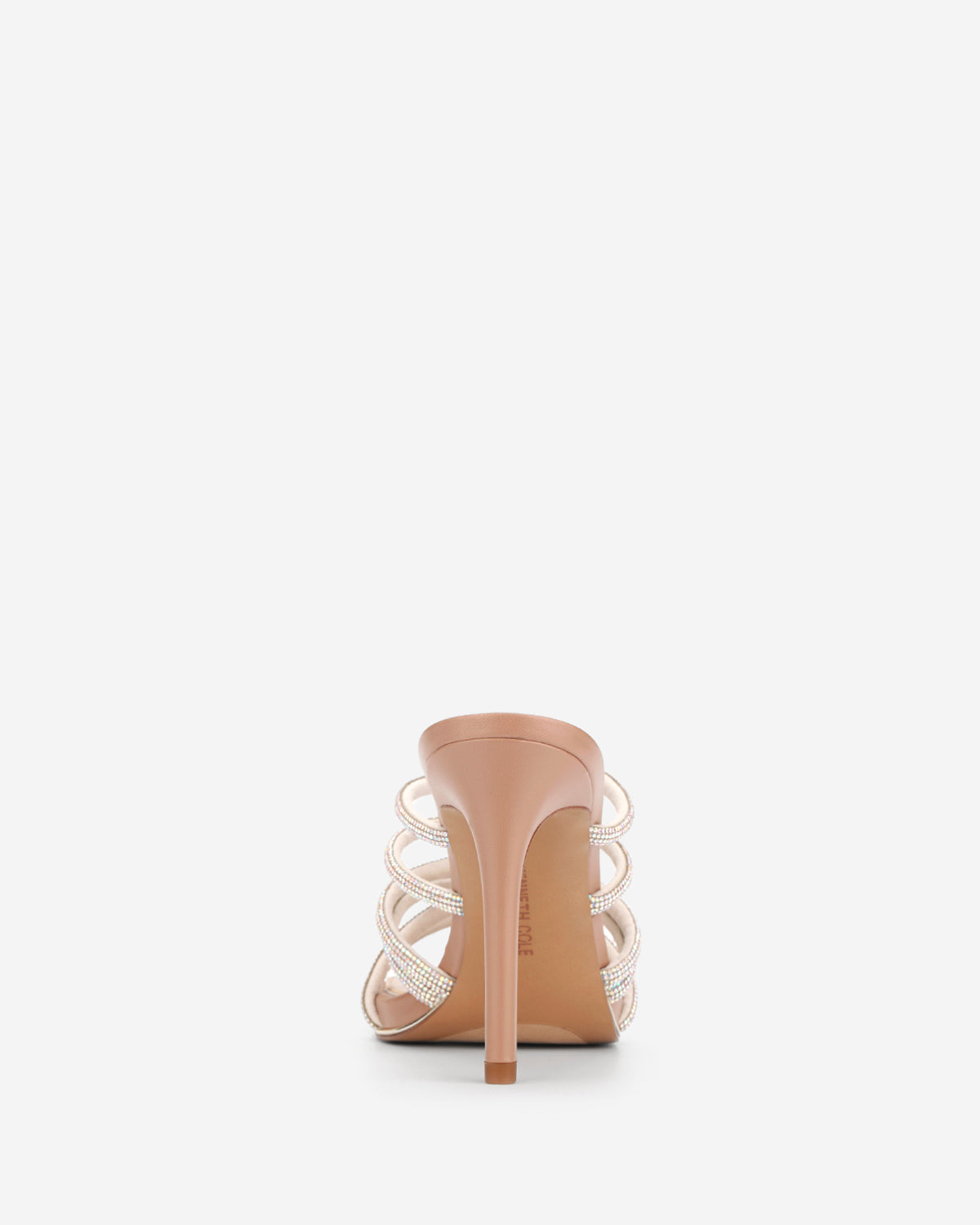 Brooke 95 Silver Jeweled Heel – Twisted Strap | Kenneth Cole | Kenneth Cole SILVER