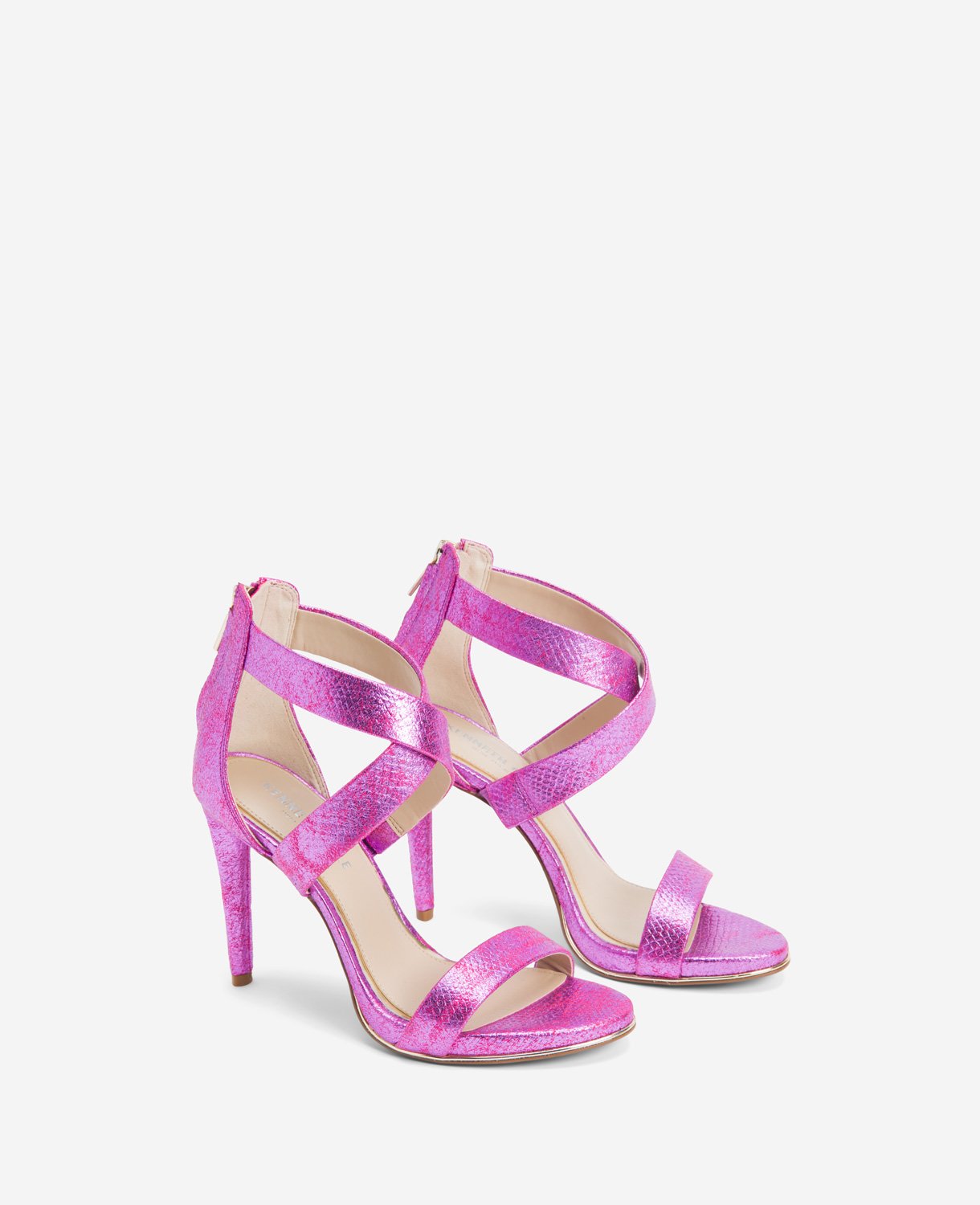 Brooke Cross Strap Heeled Sandal – Purple | Kenneth Cole | Kenneth Cole PURPLE
