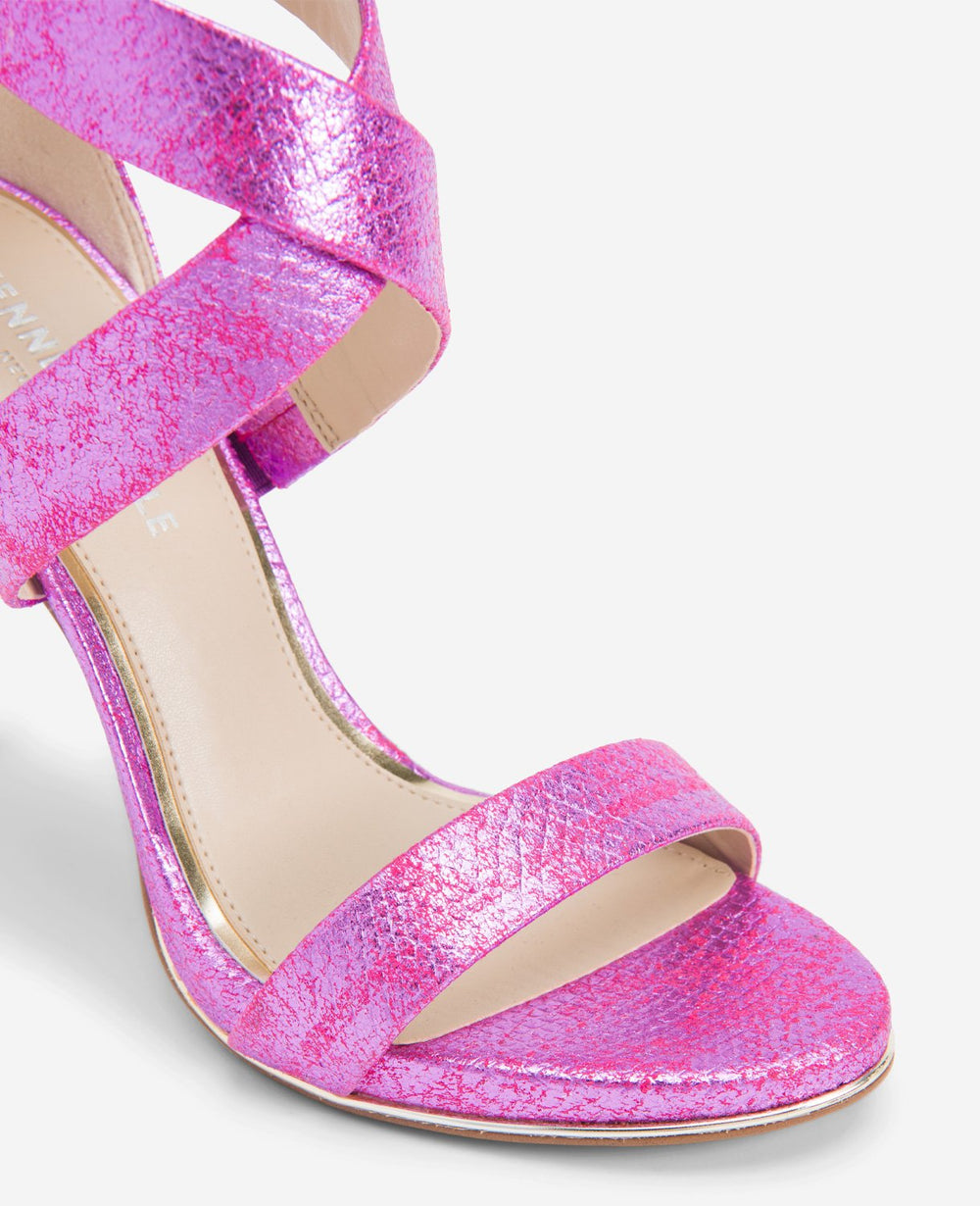 Brooke Cross Strap Heeled Sandal – Purple | Kenneth Cole | Kenneth Cole PURPLE