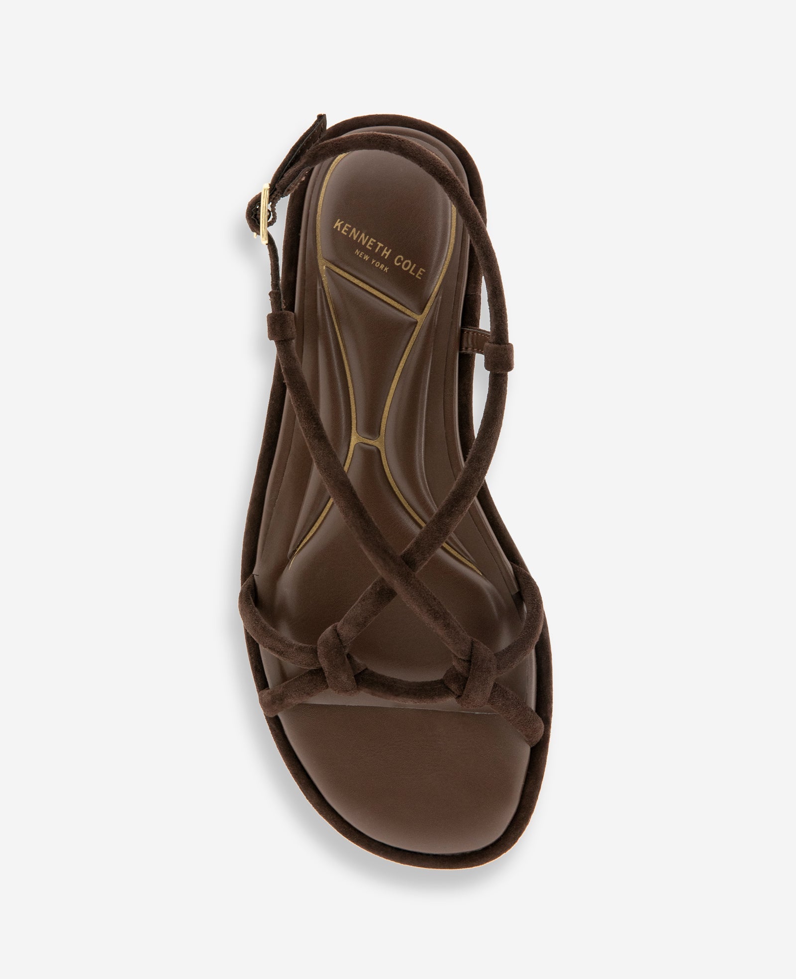 Paria Suede Knot Detail Sandal | Kenneth Cole CHOCOLATE SUEDE